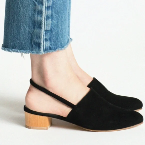 DONATED Anne Thomas | Williamsburg Slingback Mule 37 - Picture 2 of 16